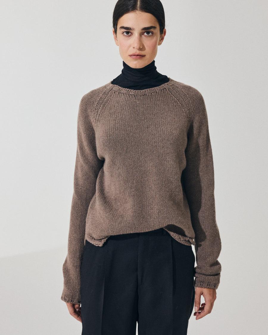 Scaglione BOAT NECK SUPER SOFT TAUPE Online