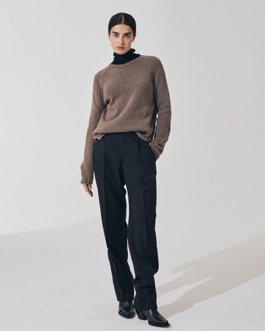 Scaglione BOAT NECK SUPER SOFT TAUPE Online