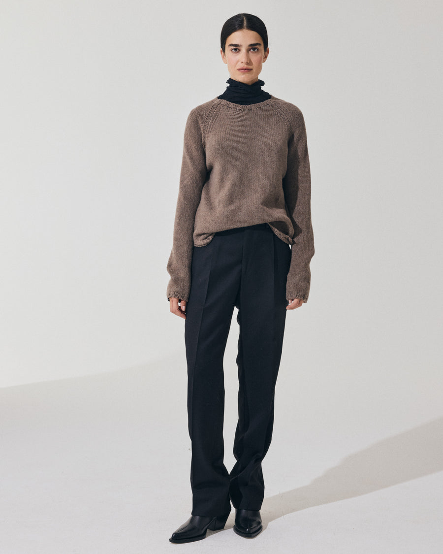 Scaglione BOAT NECK SUPER SOFT TAUPE Online
