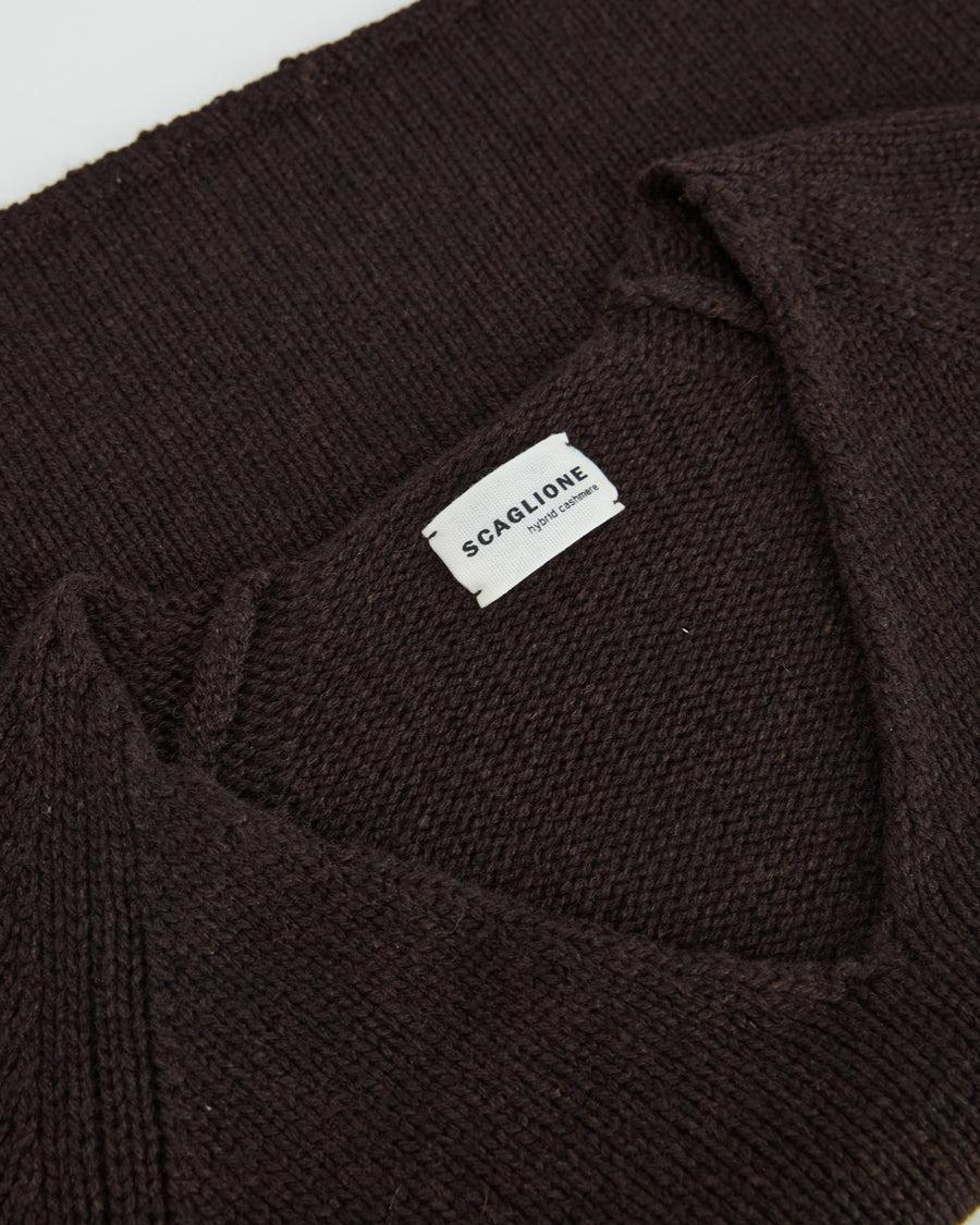 Scaglione V NECK SUPER SOFT EBANO Hotsell