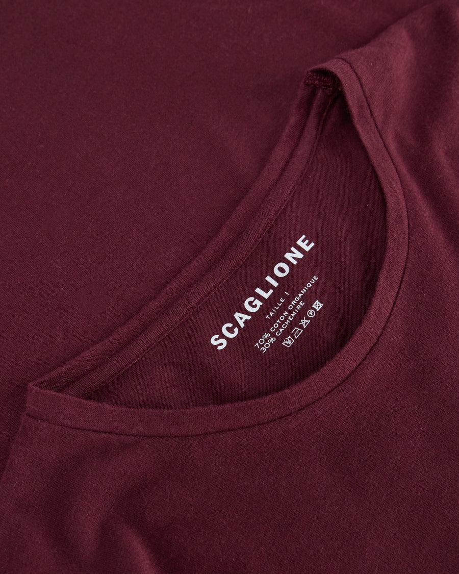 Scaglione ROUNDNECK BASIC CASH/COT PRUNE Pezzi Unici