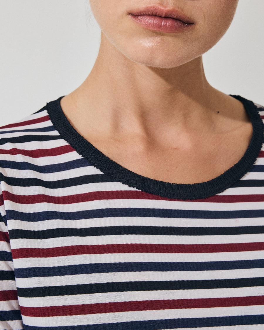 Scaglione ROUNDNECK RIGA MULTICOLOR BLU Negozi Online