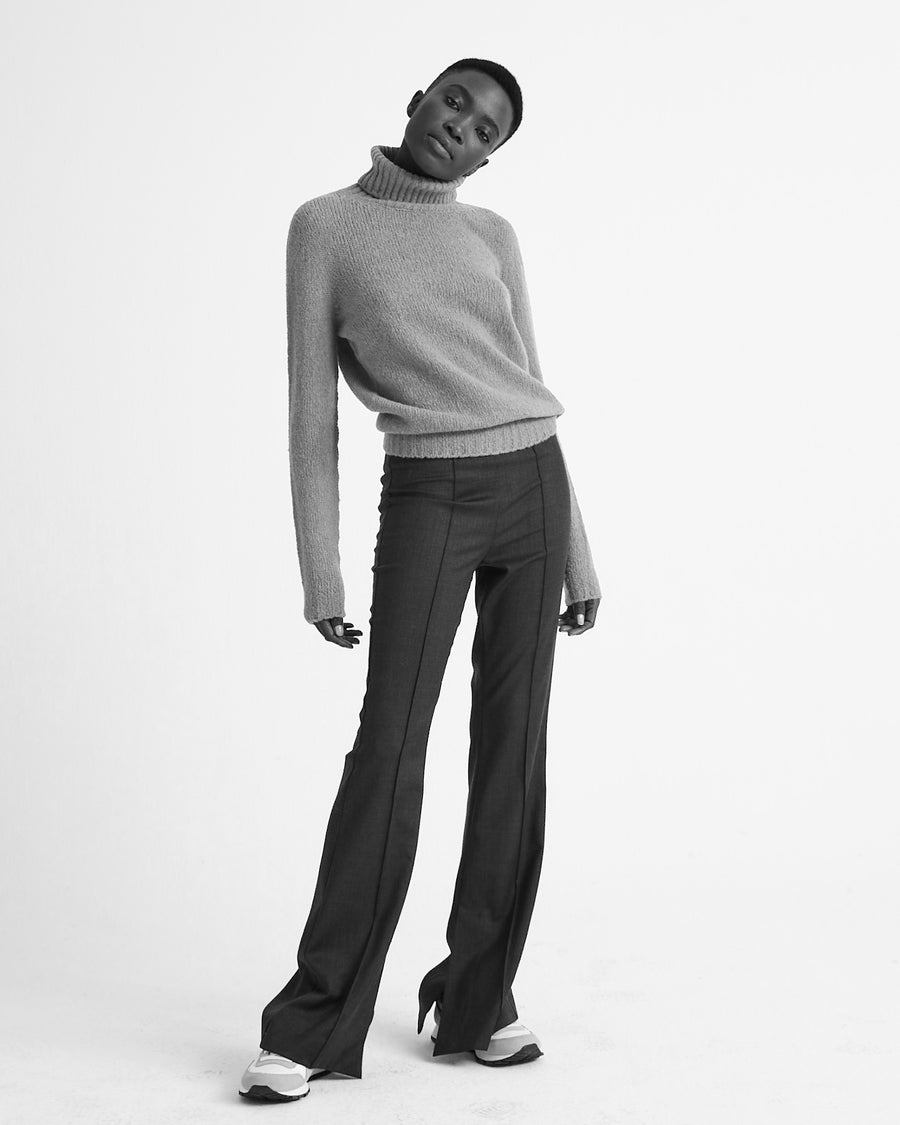 Scaglione TURTLE NECK SEAMLESS PUFFED LTGREY Vendite Flash