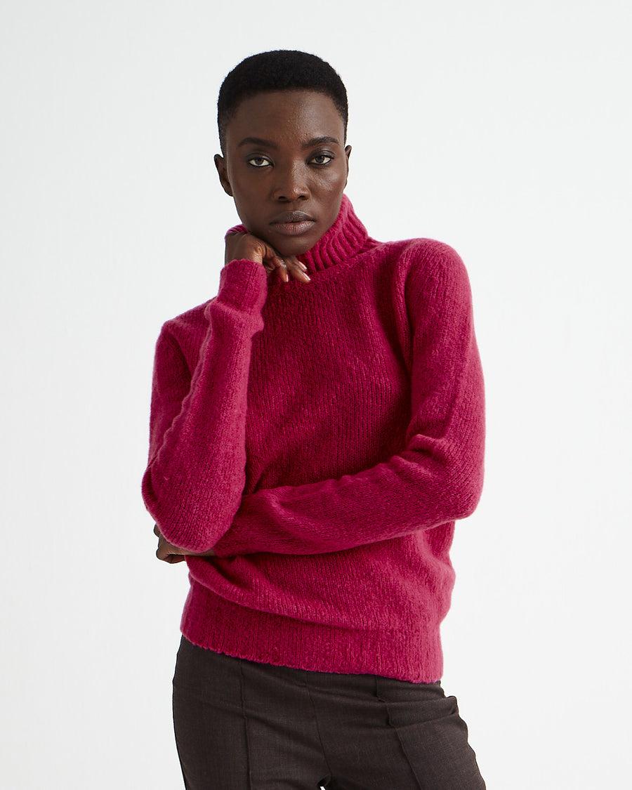 Scaglione TURTLE NECK SEAMLESS PUFFED DAHLIA Negozio