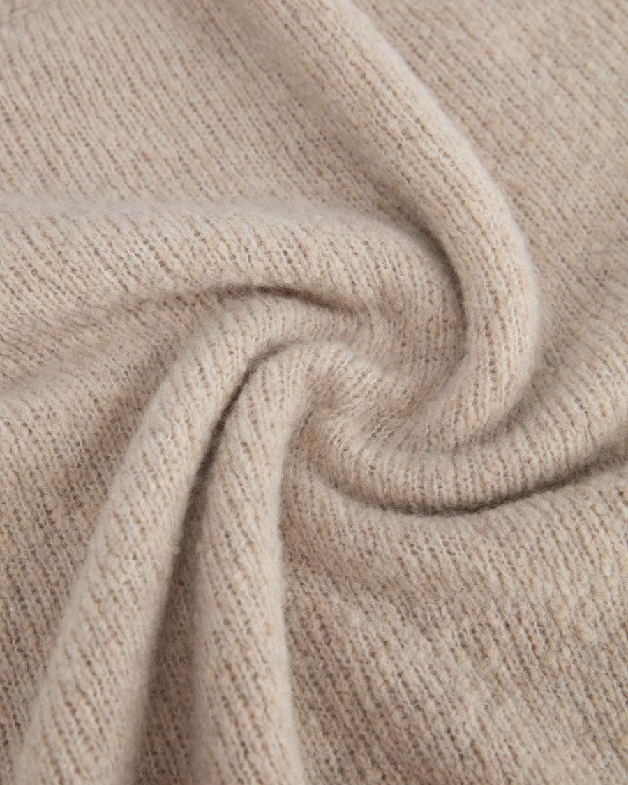 Scaglione ROUND NECK OVER PUFFED CASHMERE BEIGE 2025