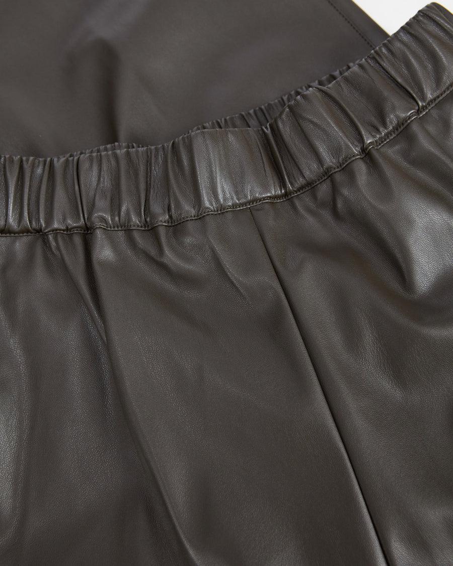 Scaglione PANT DRITTO ECOPELLE KAKI Promozione Limitata