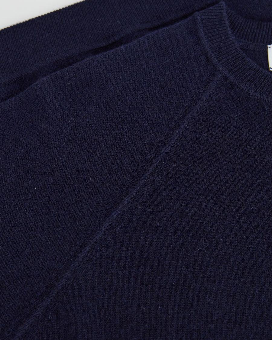 Scaglione ROUND NECK RAGLAN MIX CASH NAVY Negozio