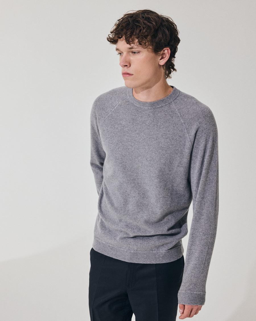 Scaglione ROUND NECK RAGLAN MIX CASH GREY Nuova