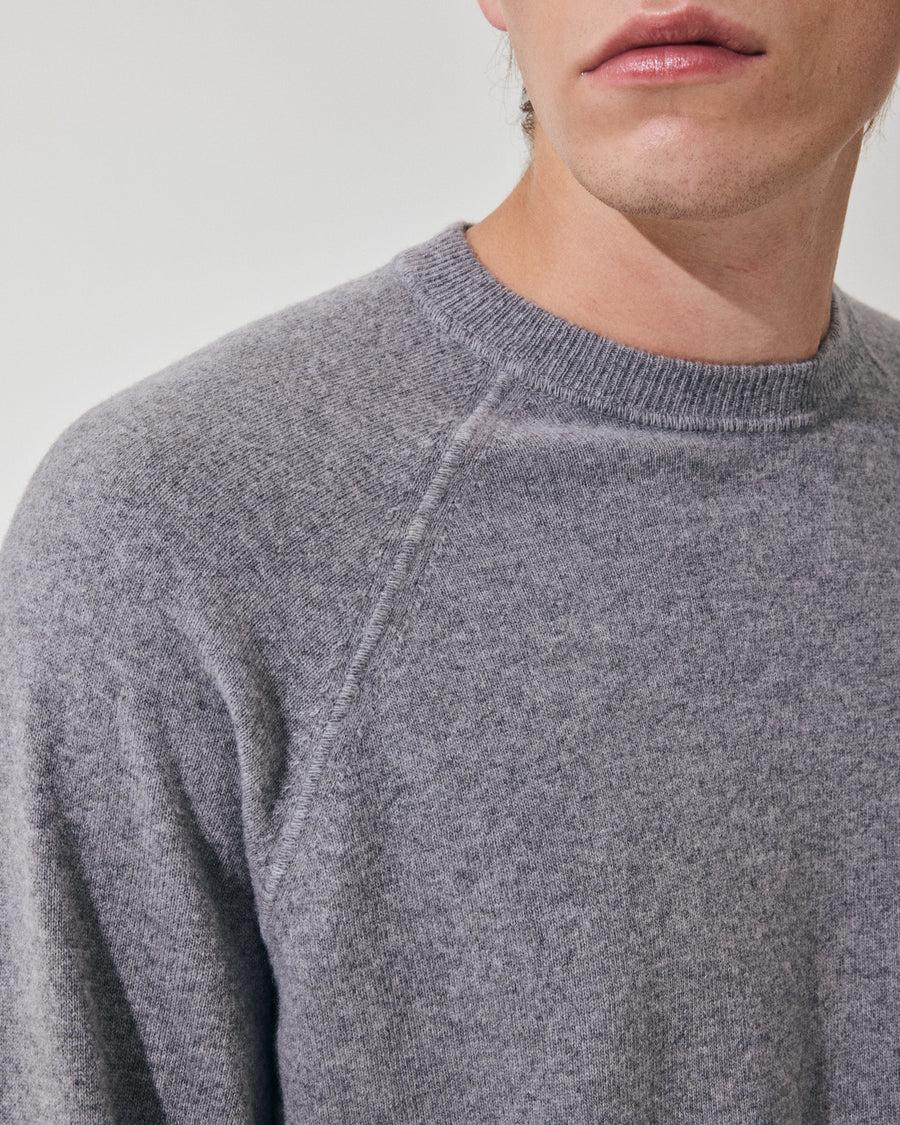Scaglione ROUND NECK RAGLAN MIX CASH GREY Nuova