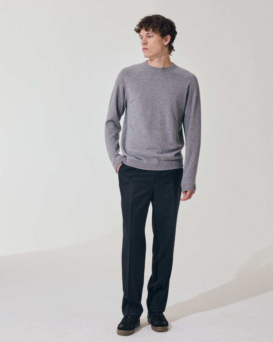 Scaglione ROUND NECK RAGLAN MIX CASH GREY Nuova