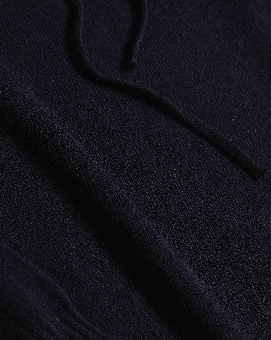 Scaglione HOODIE RAGLAN HYBRD CASHMERE NAVY Offerta