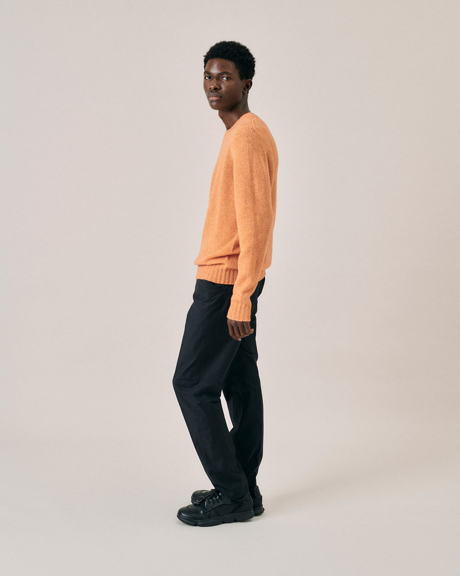 Scaglione ROUND NECK SEAMLESS SOFTWOOL TANGERINE I Più Venduti