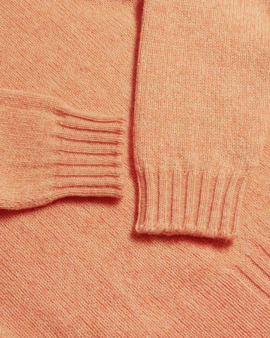 Scaglione ROUND NECK SEAMLESS SOFTWOOL TANGERINE I Più Venduti