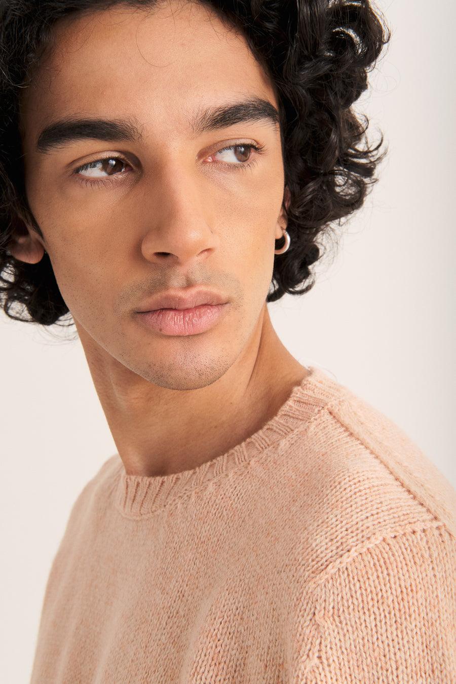 Scaglione ROUND NECK SEAMLESS SOFTWOOL BLOSSOM In Saldo