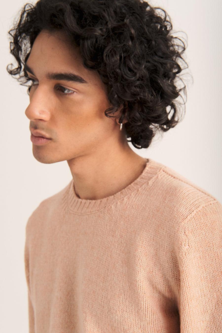 Scaglione ROUND NECK SEAMLESS SOFTWOOL BLOSSOM In Saldo