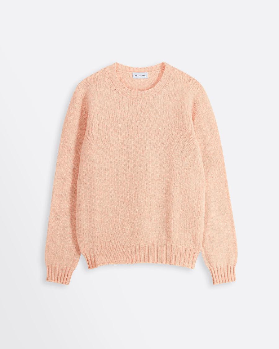 Scaglione ROUND NECK SEAMLESS SOFTWOOL BLOSSOM In Saldo