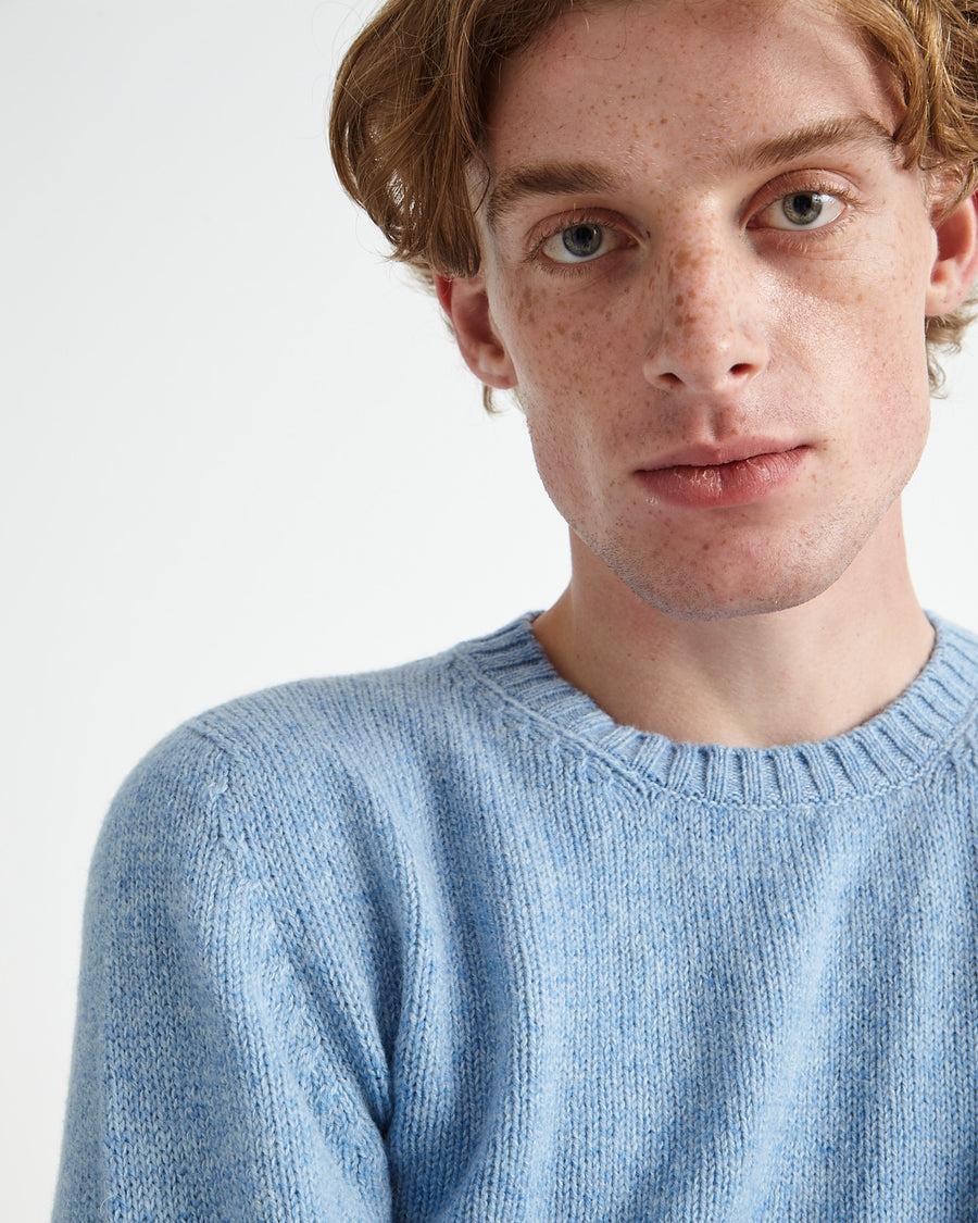 Scaglione ROUND NECK SEAMLESS SOFTWOOL BABYBLUE Promozione Limitata
