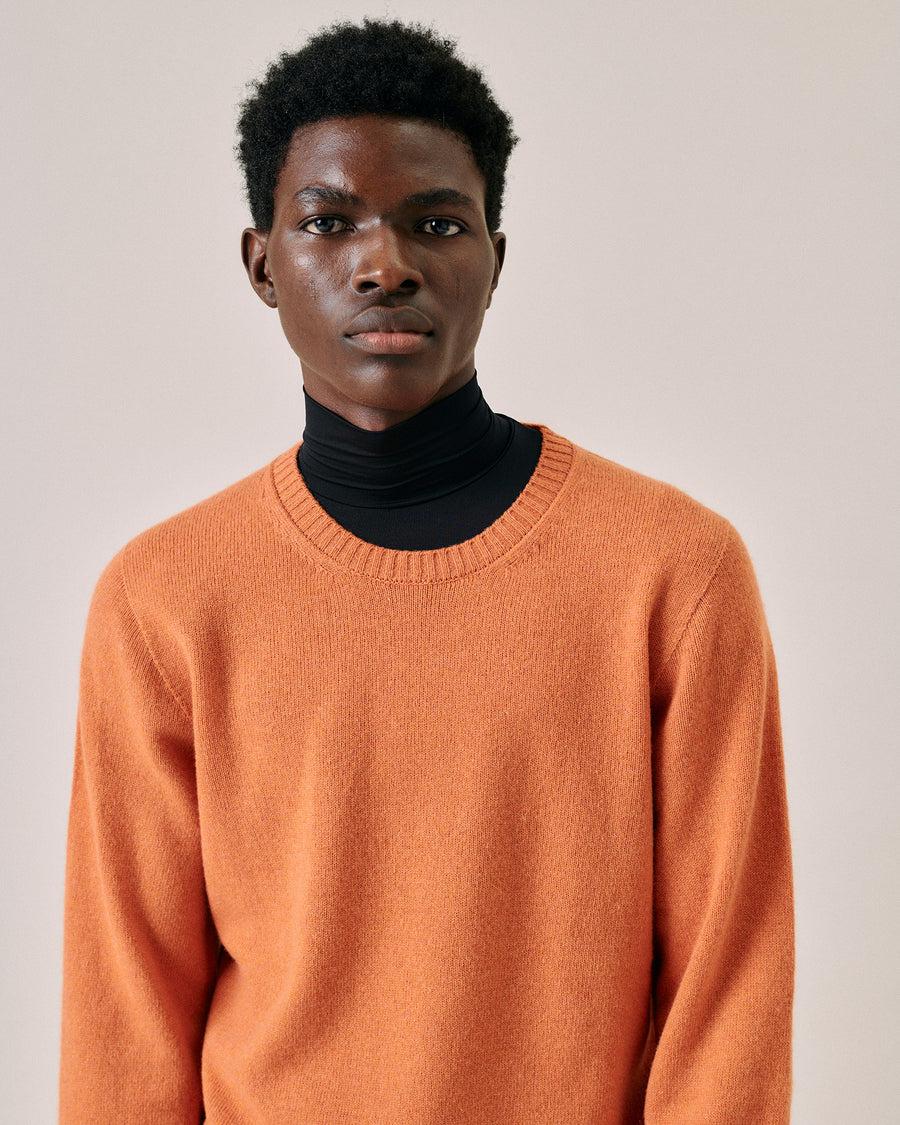 Scaglione ROUND NECK SEAMLESS HYBRD CASHMERE CARROT Affare Del Giorno
