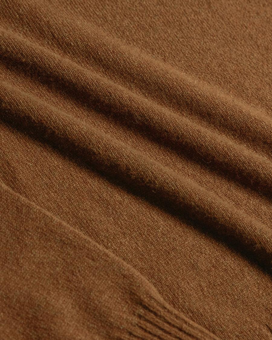 Scaglione ROUND NECK SEAMLESS HYBRD CASHMERE RHUM Offerta