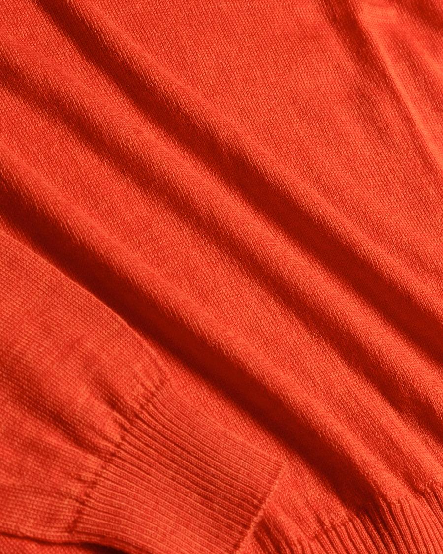 Scaglione ROUND NECK SEAMLESS MERINO CARROT Online