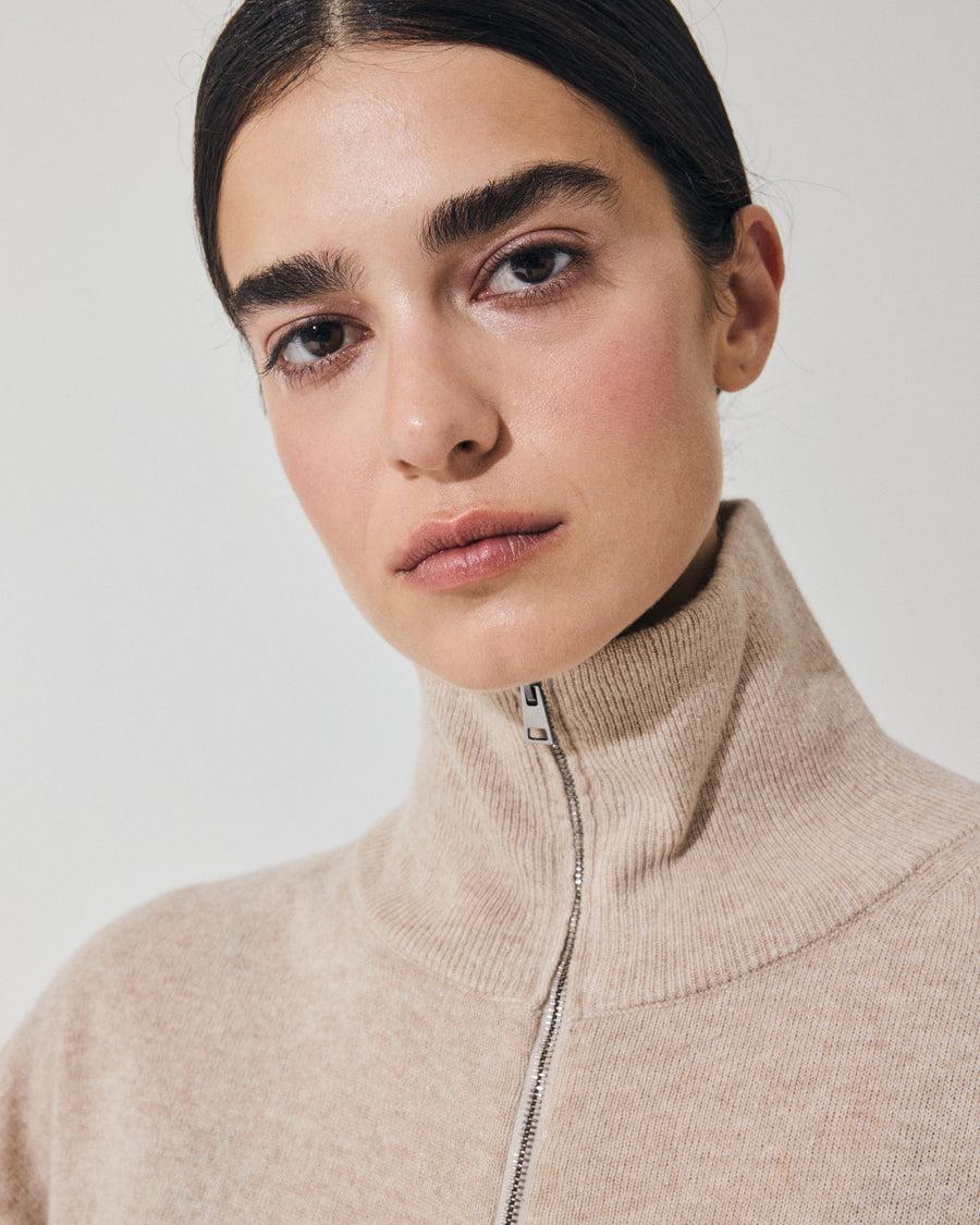 Scaglione BOMBER ZIP CASH BLEND SAND 2025