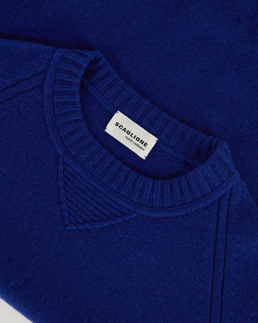 Scaglione ROUND NECK RAGLAN HYBRD CASHMERE LIMONGES Online Outlet