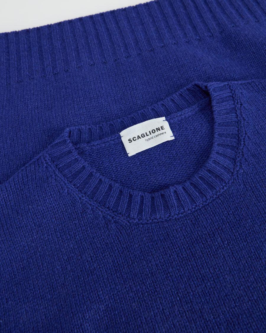 Scaglione ROUND NECK SOFT HYBRD CASHMERE LIMONGES Lightning offer
