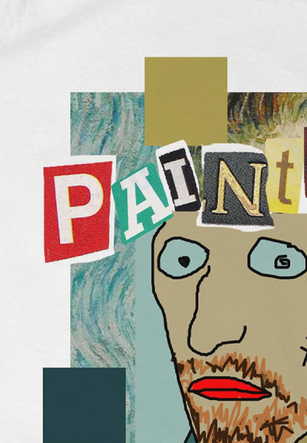 Seetees Painter t-shirt della capsule This Is Art in cotone organico vegano Spedizione Gratuita