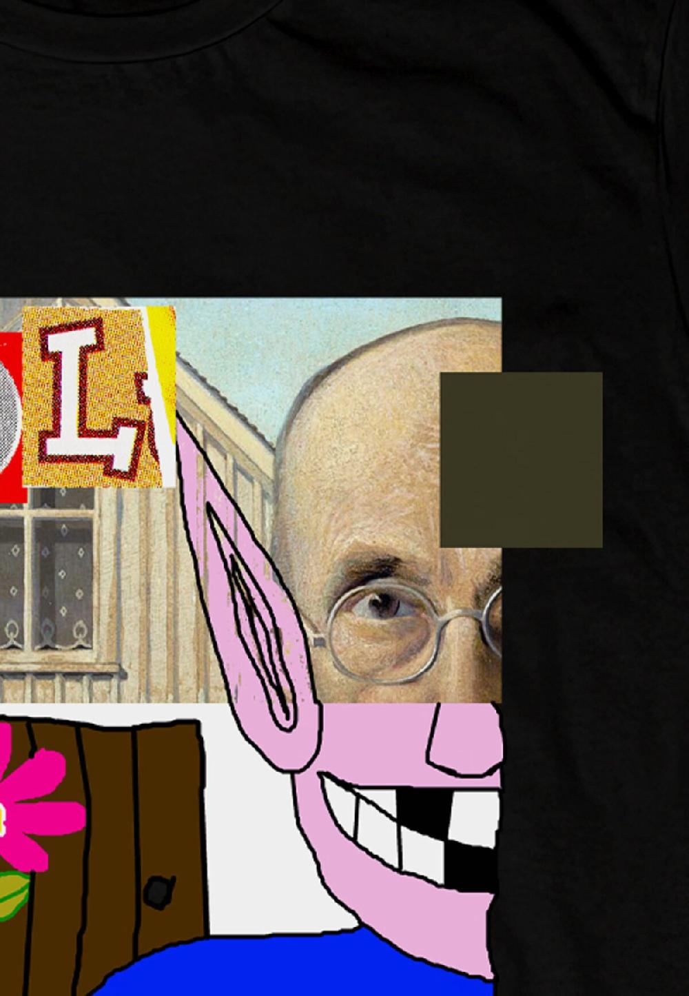 Seetees Cool t-shirt della capsule This Is Art in cotone organico vegano Pezzi Unici