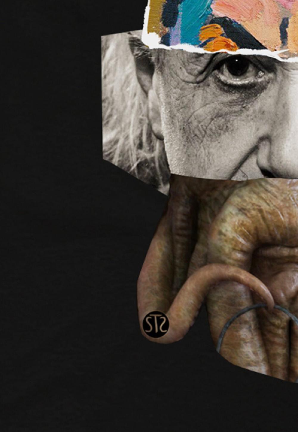Seetees Eimajo t-shirt della capsule strappi in cotone organico vegano Moda