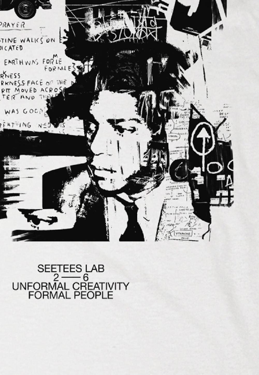 Seetees Basquiat Black Vendita Economica