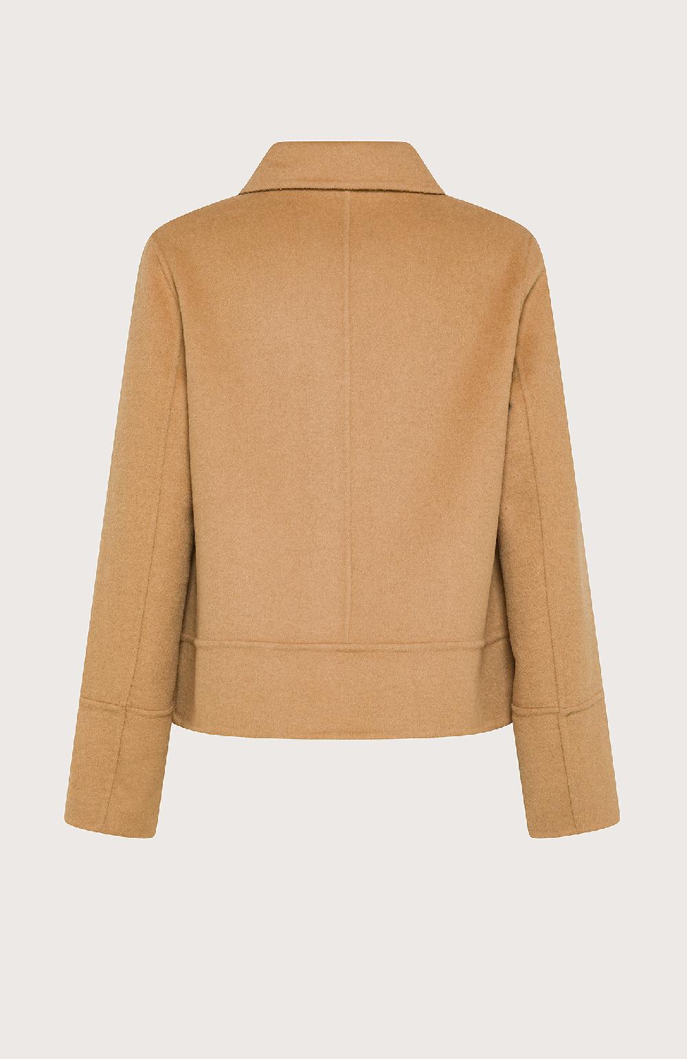 Seventy Cappotto corto monopetto in panno double - Col. Neutro Outlet