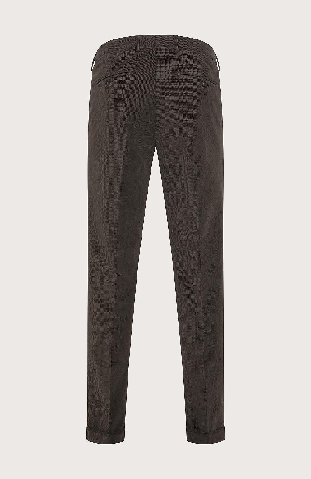Seventy Pantalone chino in diagonale slegato stretch - Col. Marrone Negozio