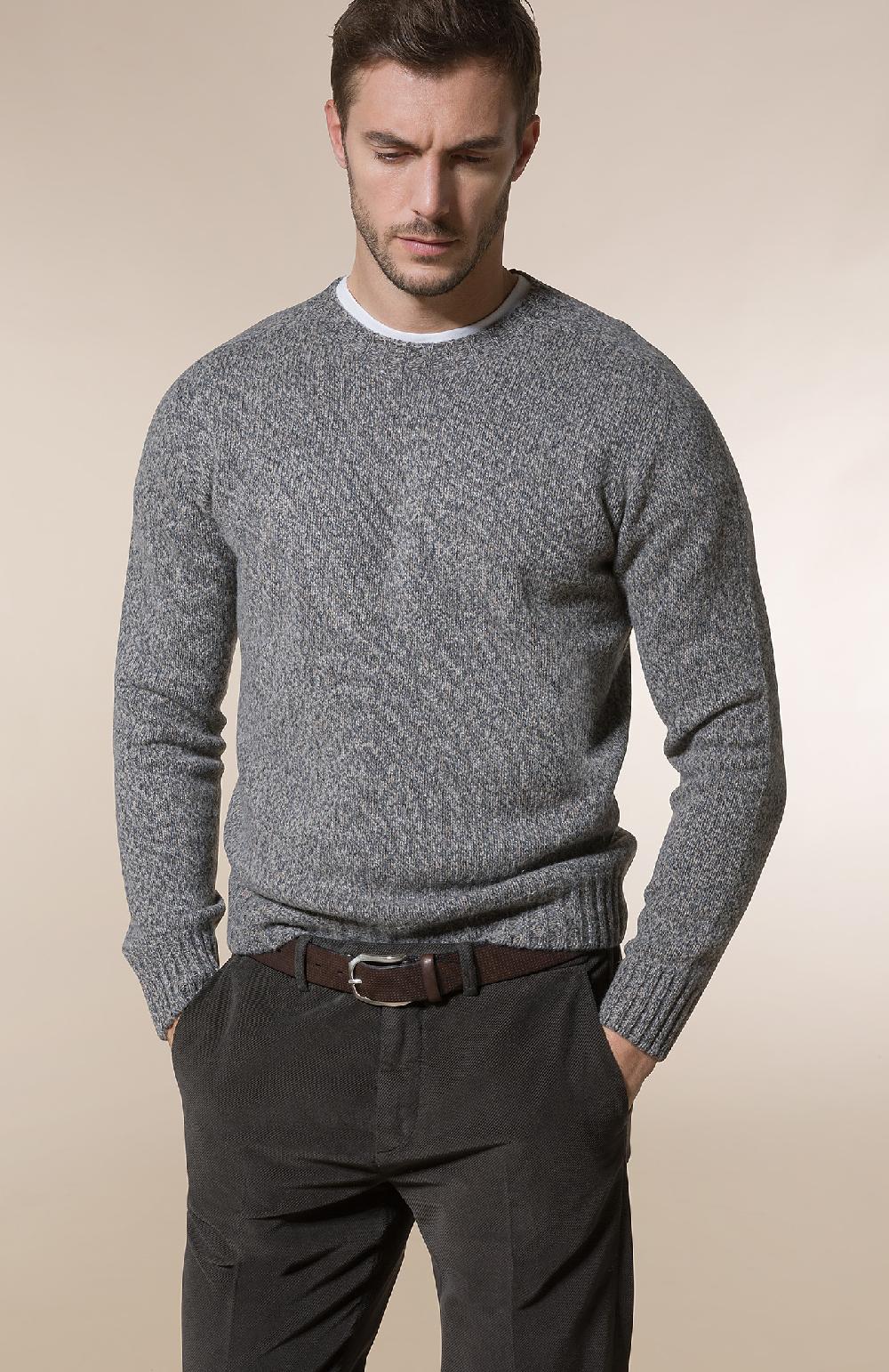 Seventy Pantalone chino in diagonale slegato stretch - Col. Marrone Negozio
