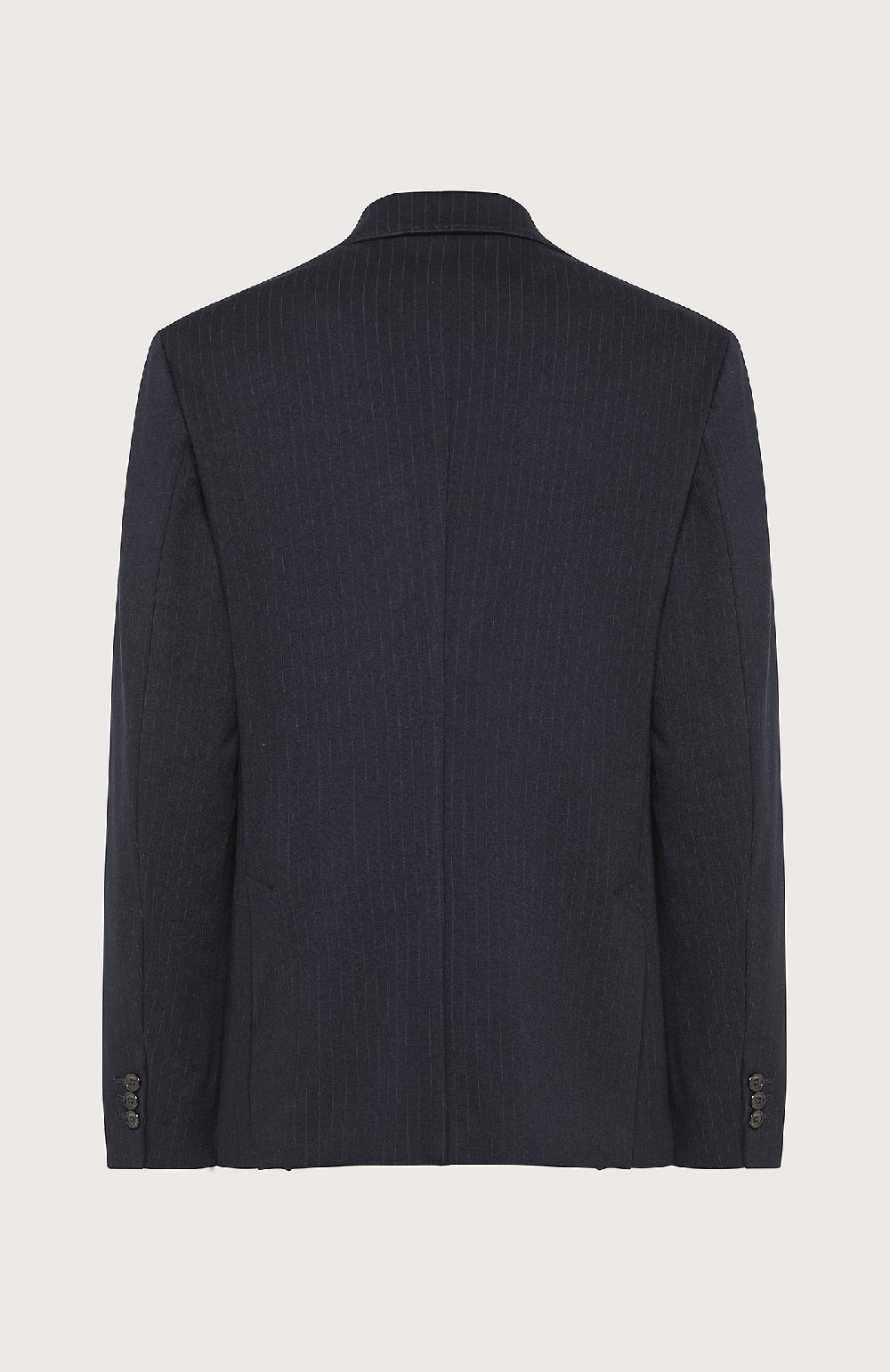 Seventy Giacca decostruita monopetto regualar fit in punto stoffa gessato - Col. Blu Nuova
