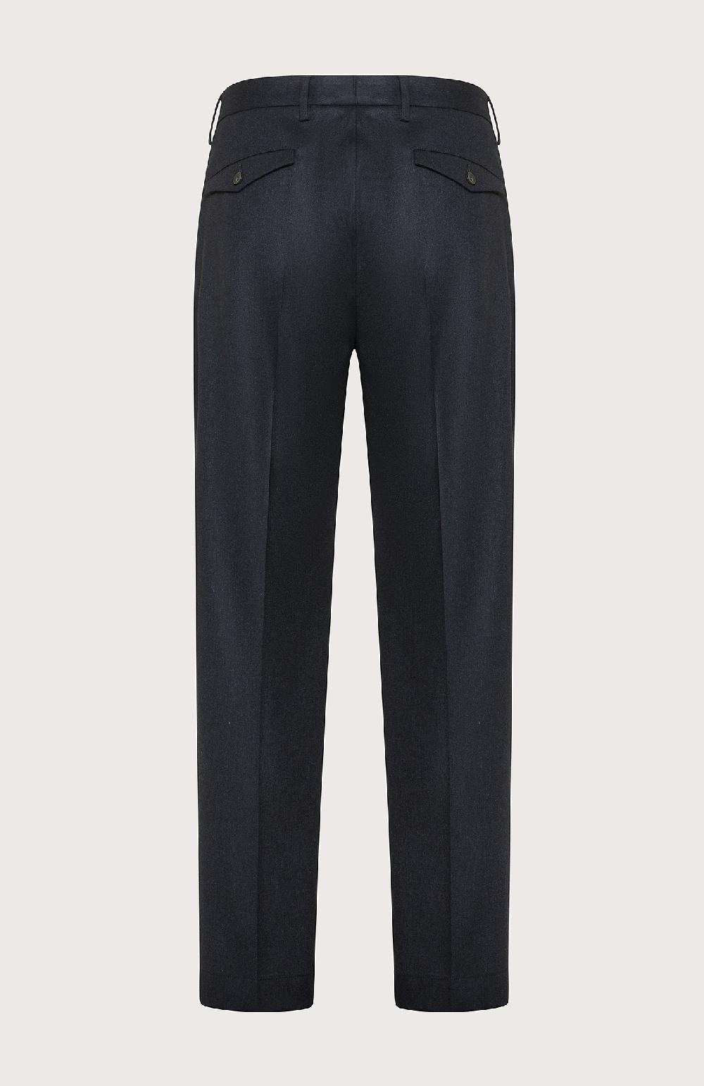 Seventy Pantalone chino realizzato in flanella mono-stretch - Col. Blu Italy