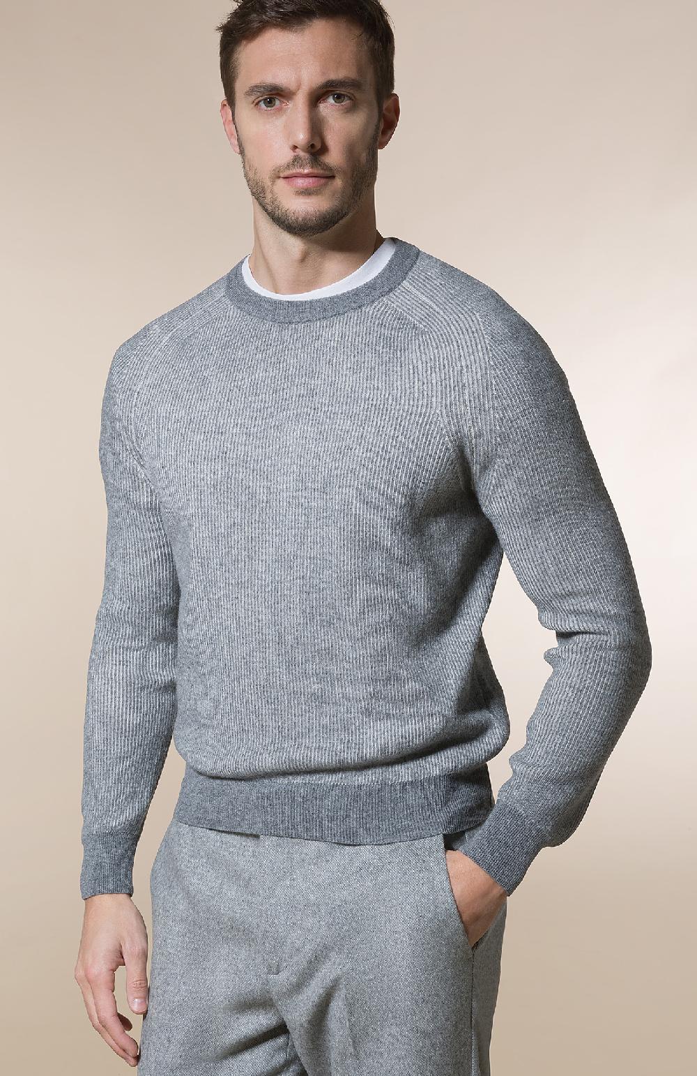 Seventy Maglioncino girocolla costa inglese - Col. Grigio 2025