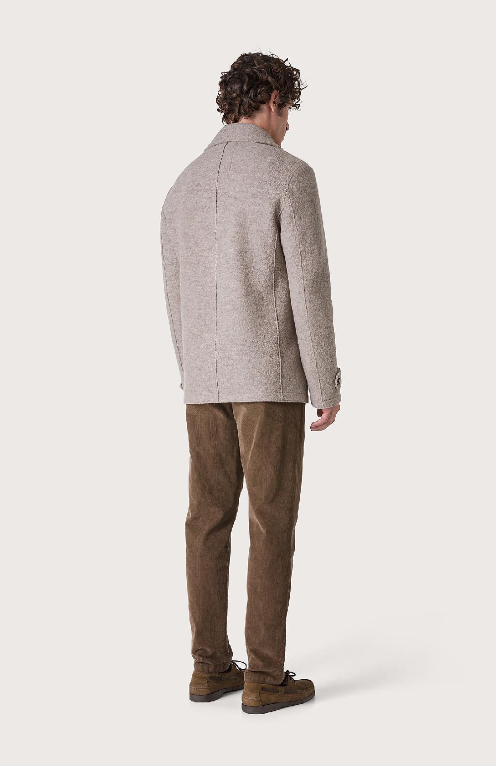 Seventy Cappotto semifoderato con alamari - Col. Marrone Qualità