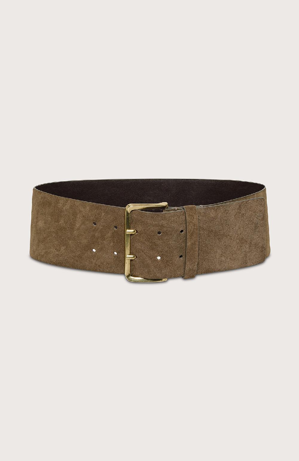 Seventy Cintura alta in suede - Col. Neutro