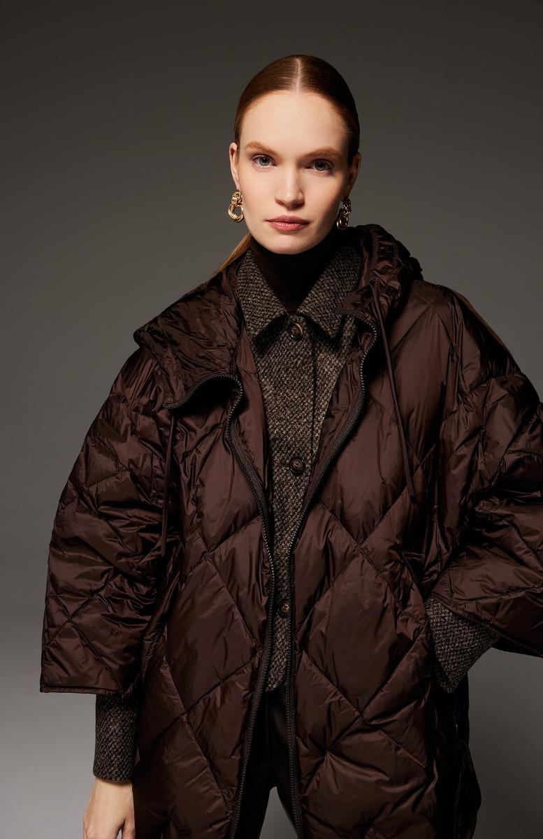 Seventy Giaccone mantella over - Col. Marrone In Saldo