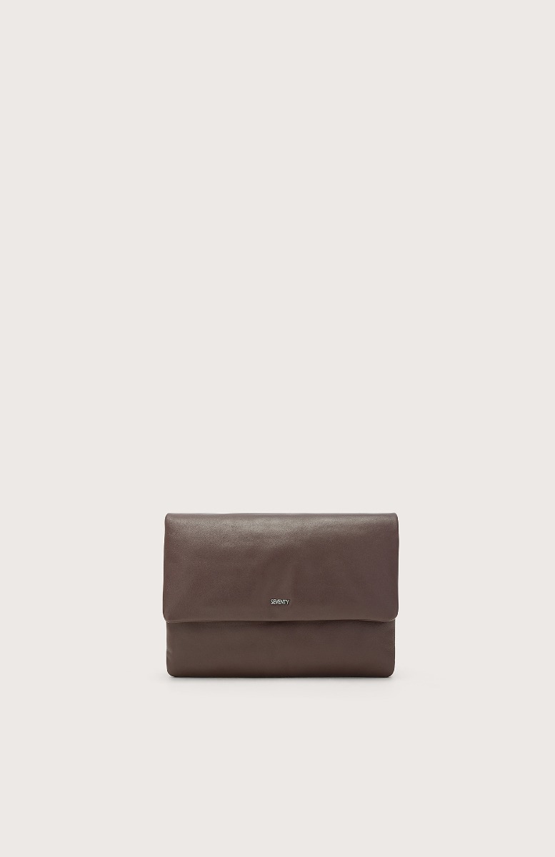 Seventy Pochette in pelle - Col. Rosso