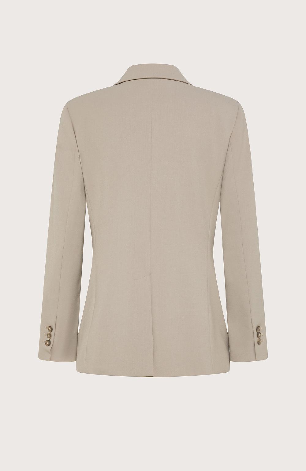 Seventy Giacca monopetto in gabardina misto lana - Col. Neutro Qualità