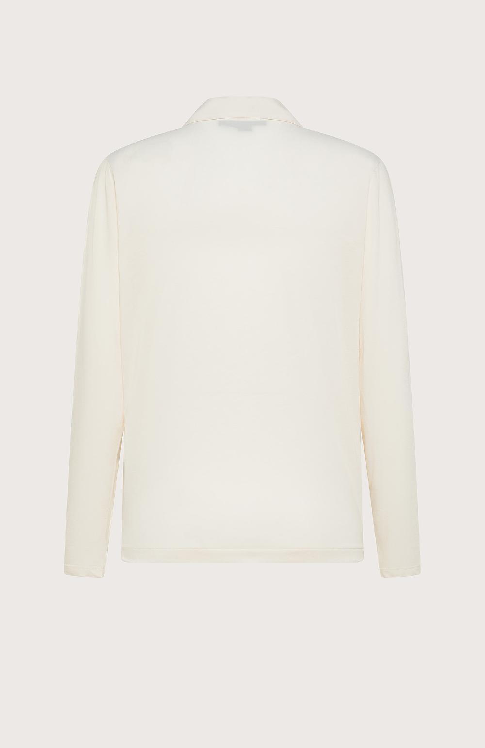 Seventy Blusa incrociata bimateriale - Col. Neutro Pezzi Unici