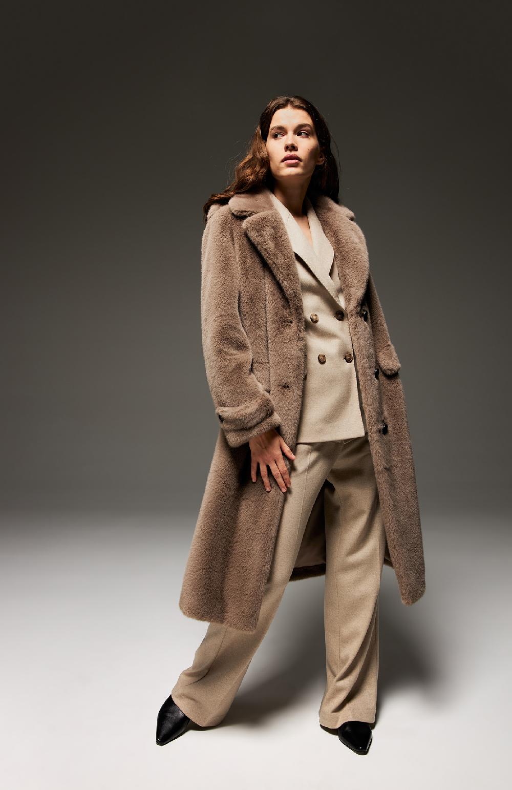 Seventy Cappotto in ecopelliccia - Col. Grigio Sottocosto