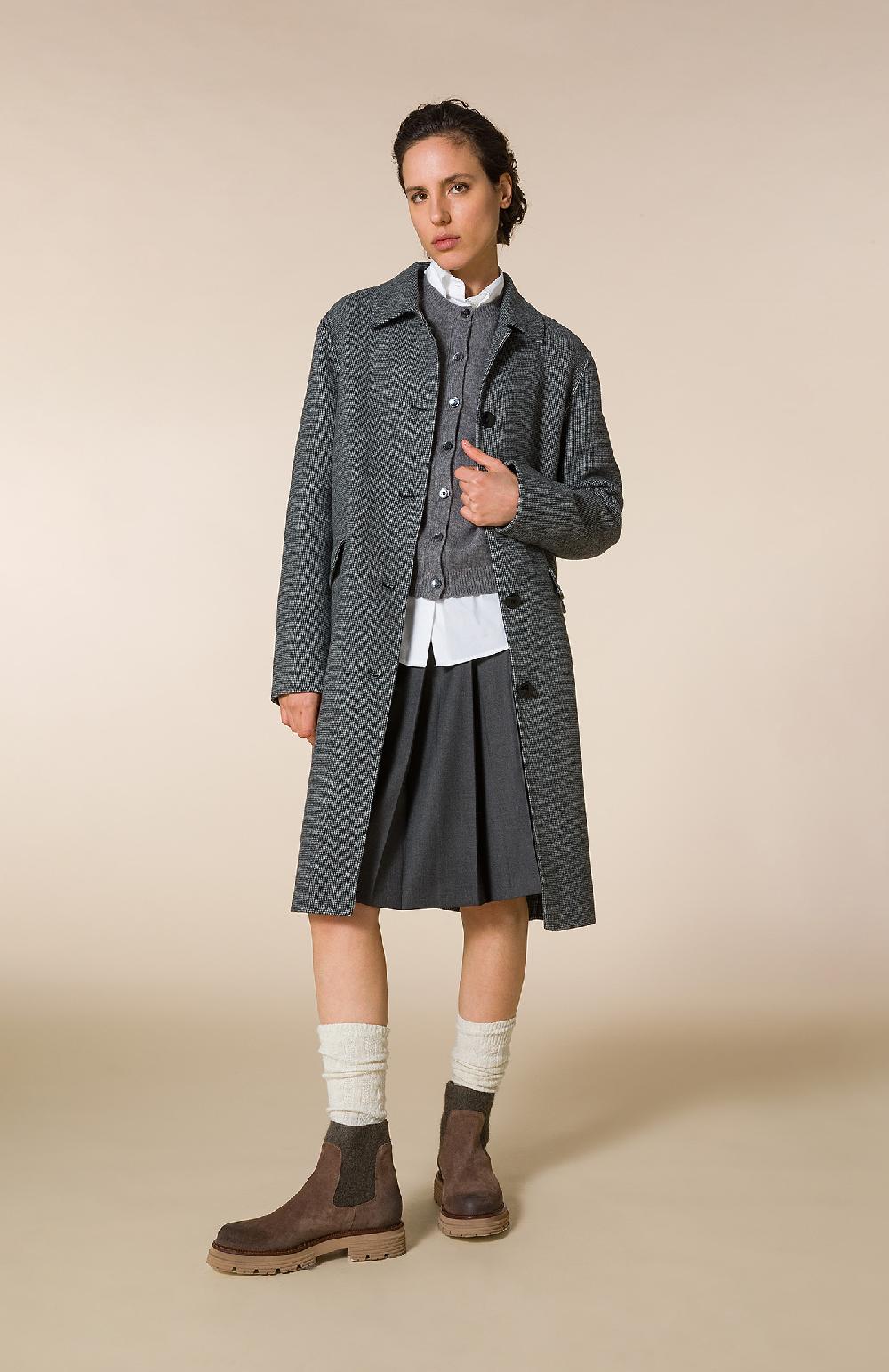 Seventy Cappotto monopetto in misto lana - Col. Grigio I Più Venduti