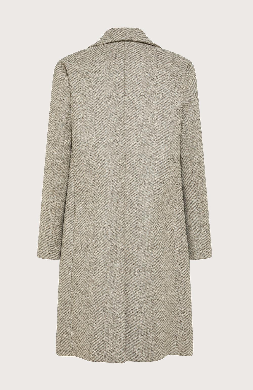 Seventy Cappotto monopetto in misto lana neoprene - Col. Grigio Offerta