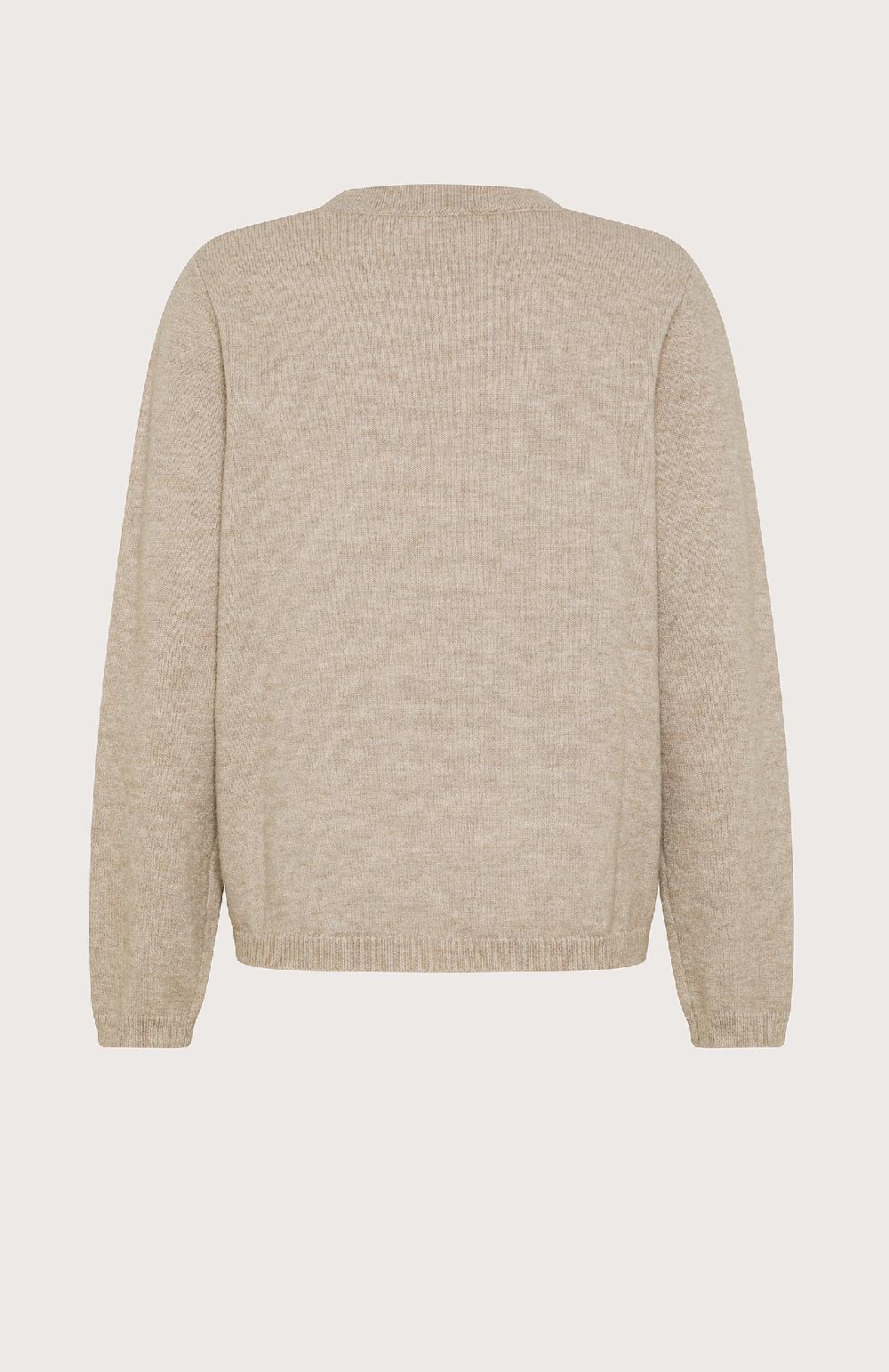 Seventy Maglioncino girocollo con maniche morbide - Col. Grigio Offerte