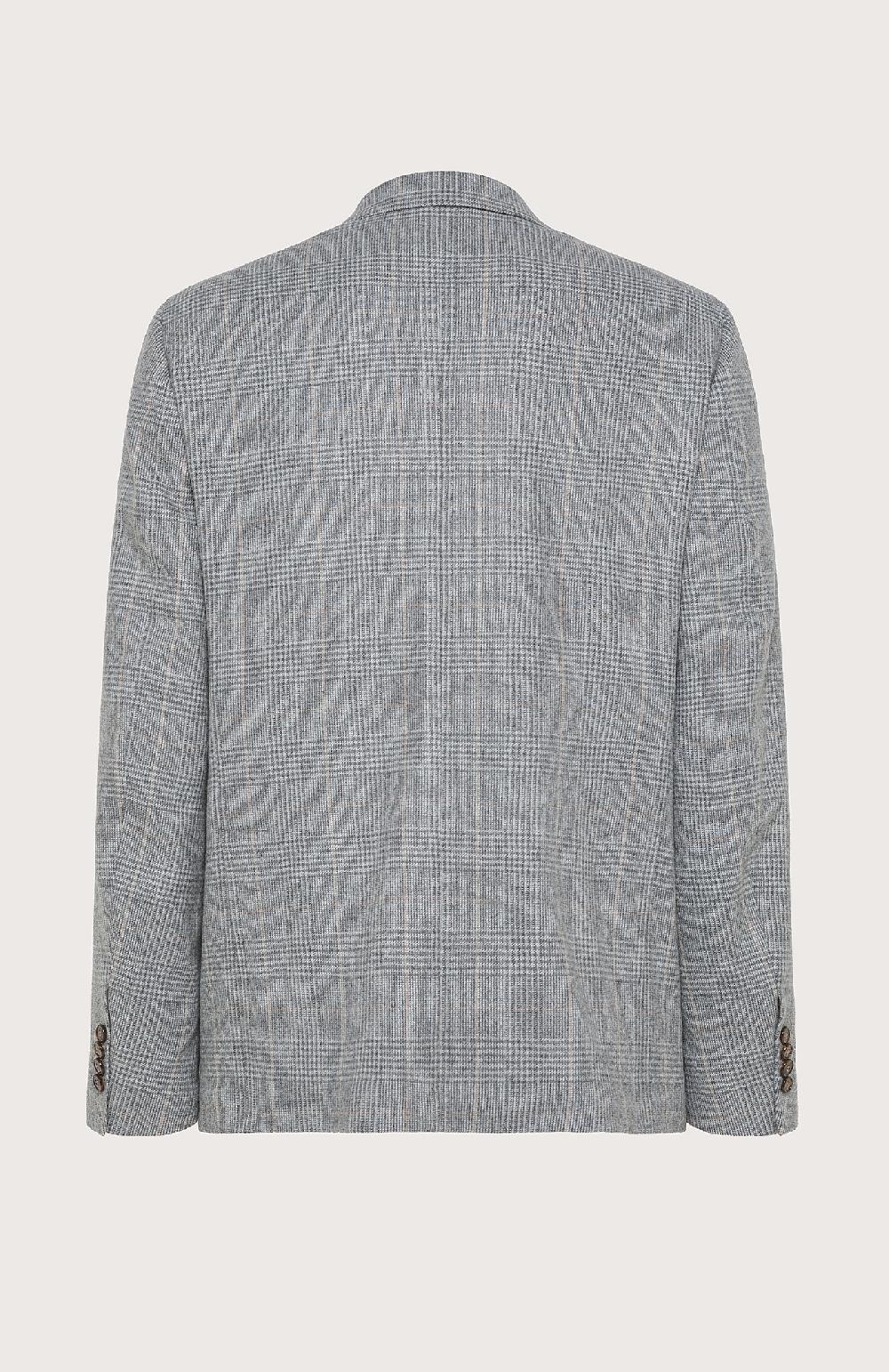 Seventy Giacca monopetto in galles finestrato - Col. Grigio In Linea