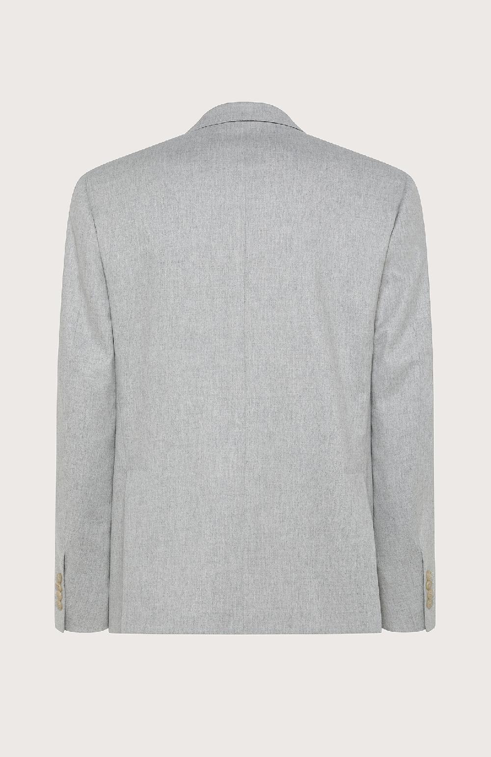 Seventy Giacca monopetto in flanella cardata monostretch - Col. Grigio Vendita