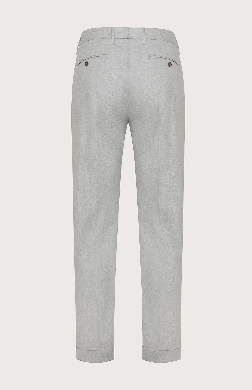 Seventy Pantalone chino in flanella cardata mono-stretch - Col. Grigio Promozione